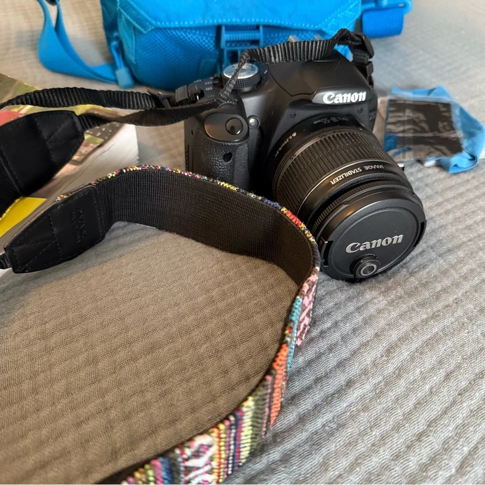 Canon Black DSLR Camera with Accessories